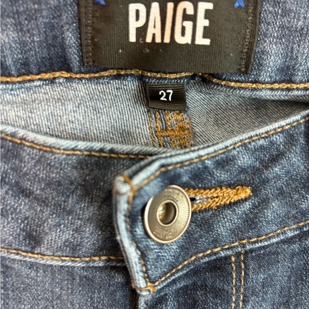 Paige jeans with distressing Size 27